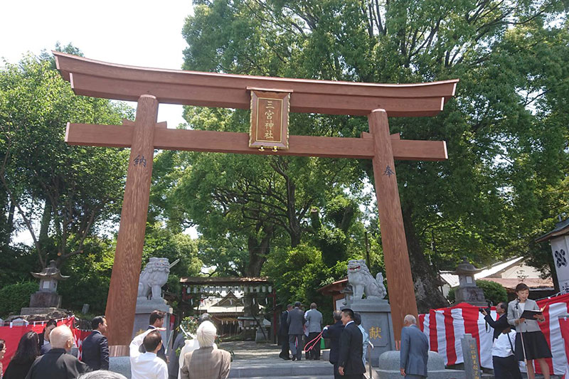 三宮神社 基礎工事